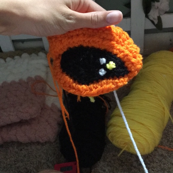🤍🧡💛Handmade Crochet Candy Corn Hat🤍🧡💛 - Picture 6 of 11